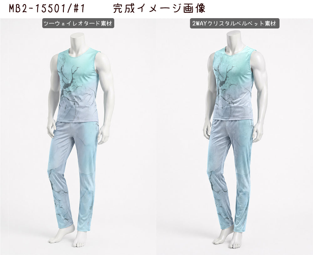 MB2-15501　ﾀﾝｸﾄｯﾌﾟ＆ﾊﾟﾝﾂｷｯﾄ【ﾒﾝｽﾞ用】　S～３Lｻｲｽﾞ