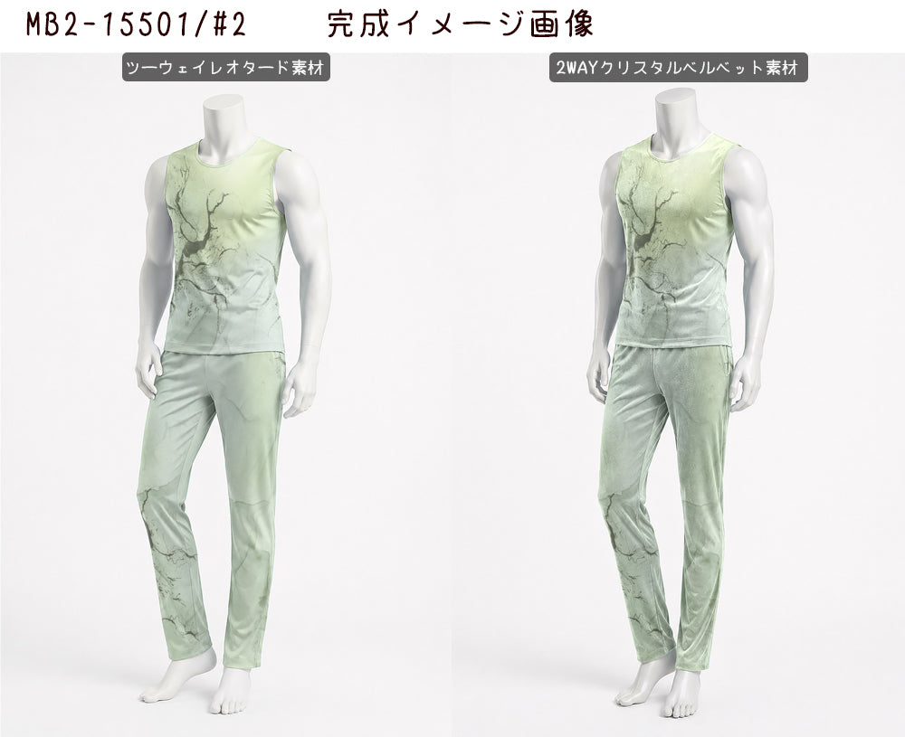 MB2-15501　ﾀﾝｸﾄｯﾌﾟ＆ﾊﾟﾝﾂｷｯﾄ【ﾒﾝｽﾞ用】　S～３Lｻｲｽﾞ
