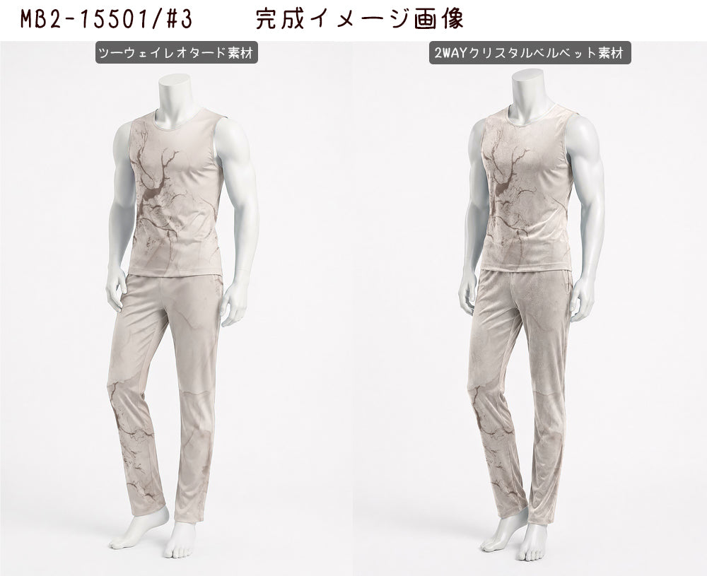 MB2-15501　ﾀﾝｸﾄｯﾌﾟ＆ﾊﾟﾝﾂｷｯﾄ【ﾒﾝｽﾞ用】　S～３Lｻｲｽﾞ
