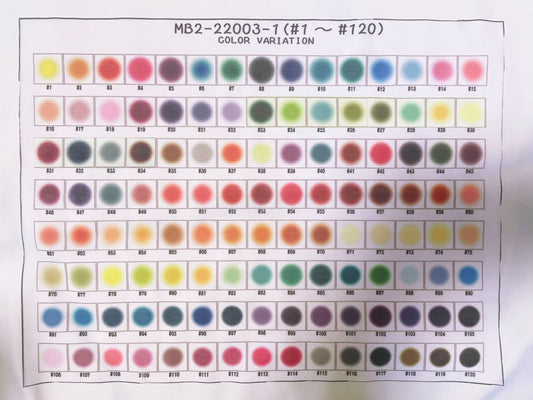 MB2-161_22003　円形ｸﾞﾗﾃﾞｰｼｮﾝﾊﾟﾈﾙｻﾝﾌﾟﾙ 帳