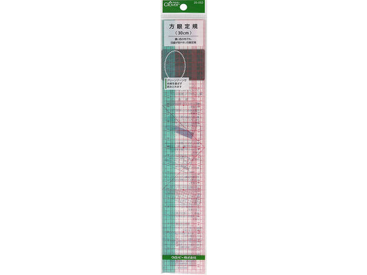 MB2-25016 Clover 方眼定規30cm