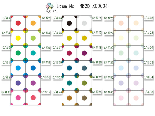 MB2DーX00004 水玉プリント40