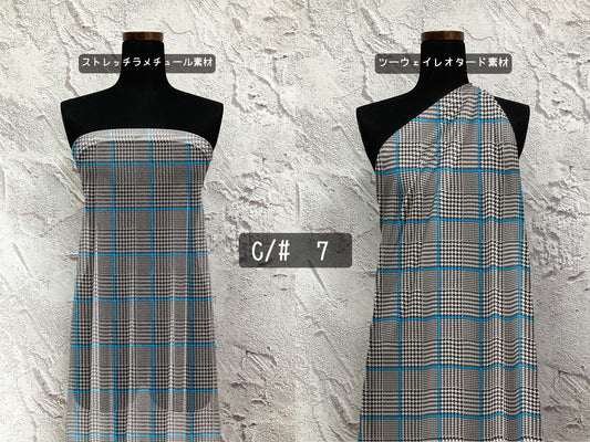 MB2DーX00082 グレンチェックプリント